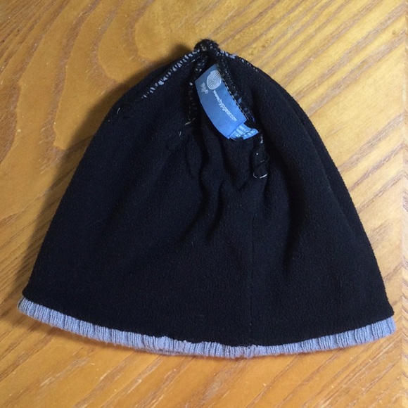 Geocaching Knit and Fleece Hat, grey/black, adult - Picture 6 of 7